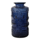 Glass Vase "Cobolt" by Göte Augustsson / Ruda Glasbruk / Sweden / 1970s