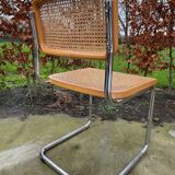 Lot of 4 Chairs Model Cesca designed by Marcel Breuer