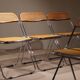 Four ‚Plia‘ Folding Chairs by Giancarlo Piretti for Anonima Castelli