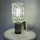 Pair of 70s glass wall lamps by Targetti Sankey