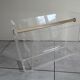 Magazine rack by David Lange for Roche Bobois