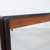 Table basse en palissandre minimaliste danoise, années 1960