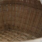 Large vintage wicker box