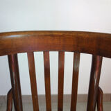 Pair of bistro chairs pattern flowers