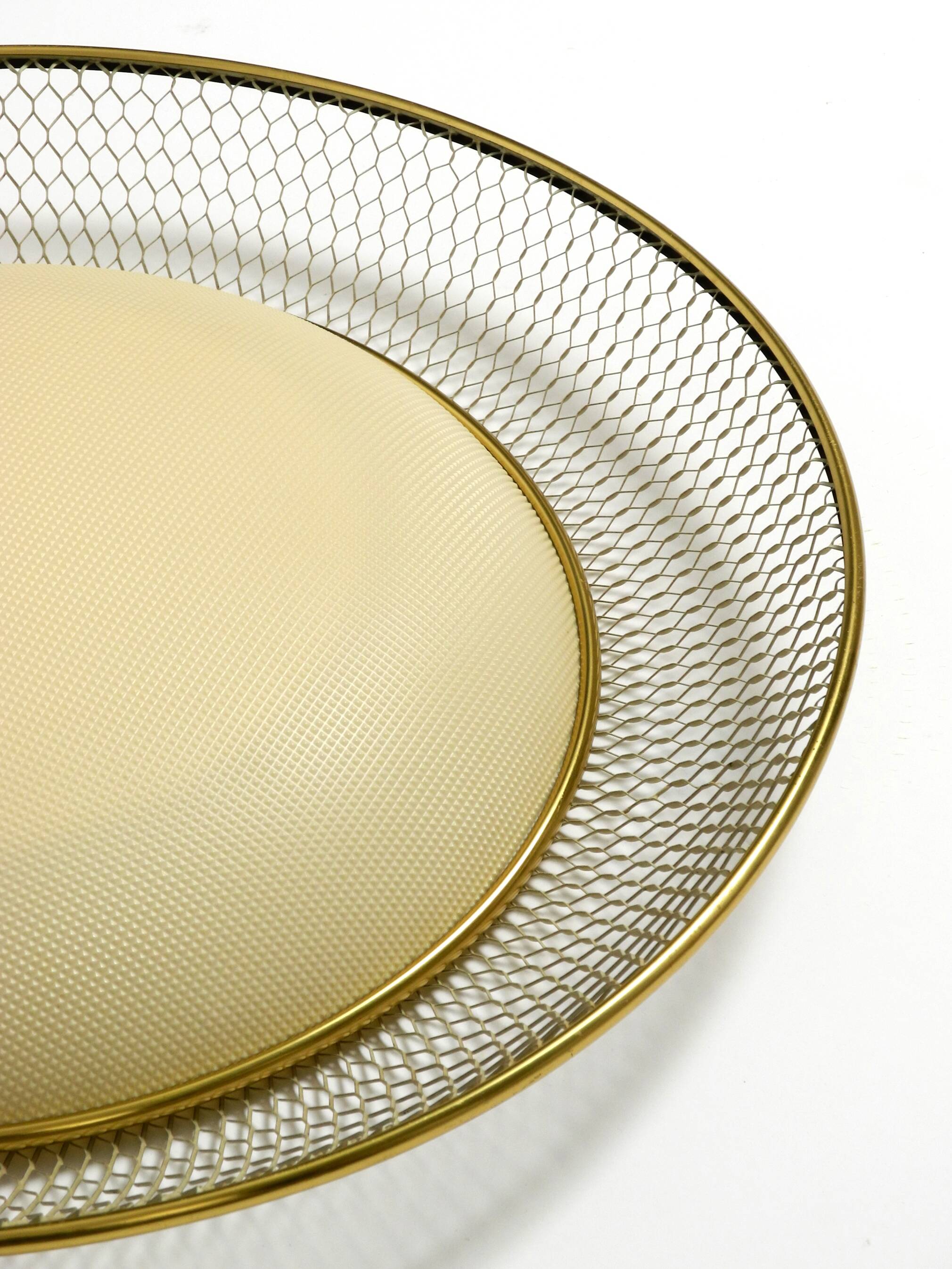 Mid Century ceiling lamp from ERCO made of expanded metal