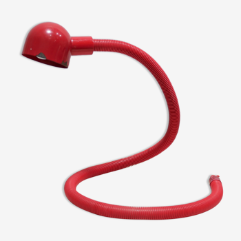 Lampe de bureau serpent Hebi vintage rouge