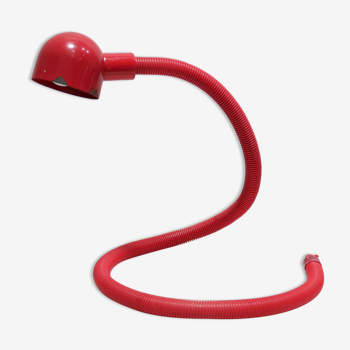 Vintage red Hebi snake desk lamp