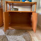 Vintage rattan and caned sideboard