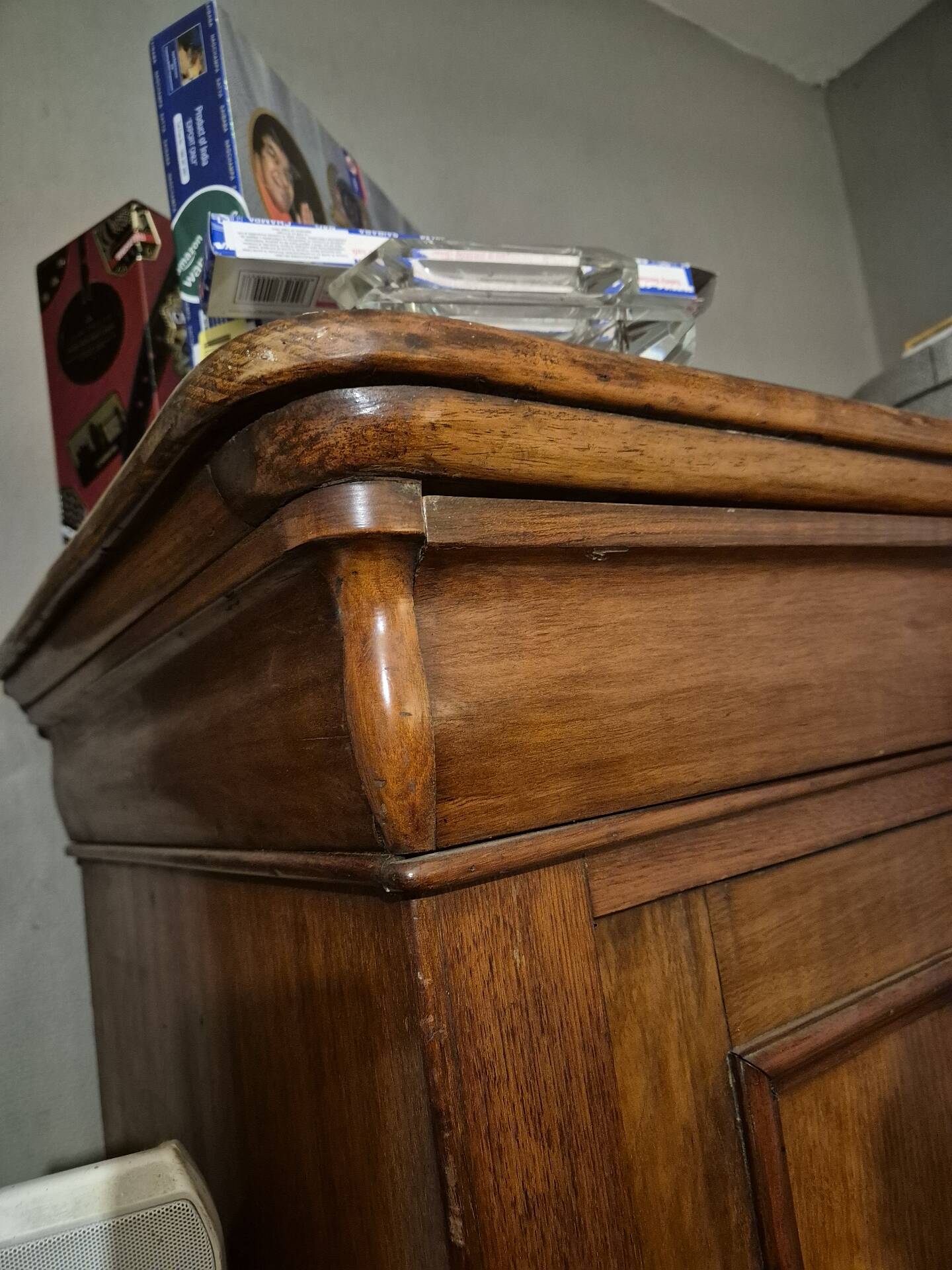 Louis Philippe Wardrobe Cabinet Mahogany 19th Century