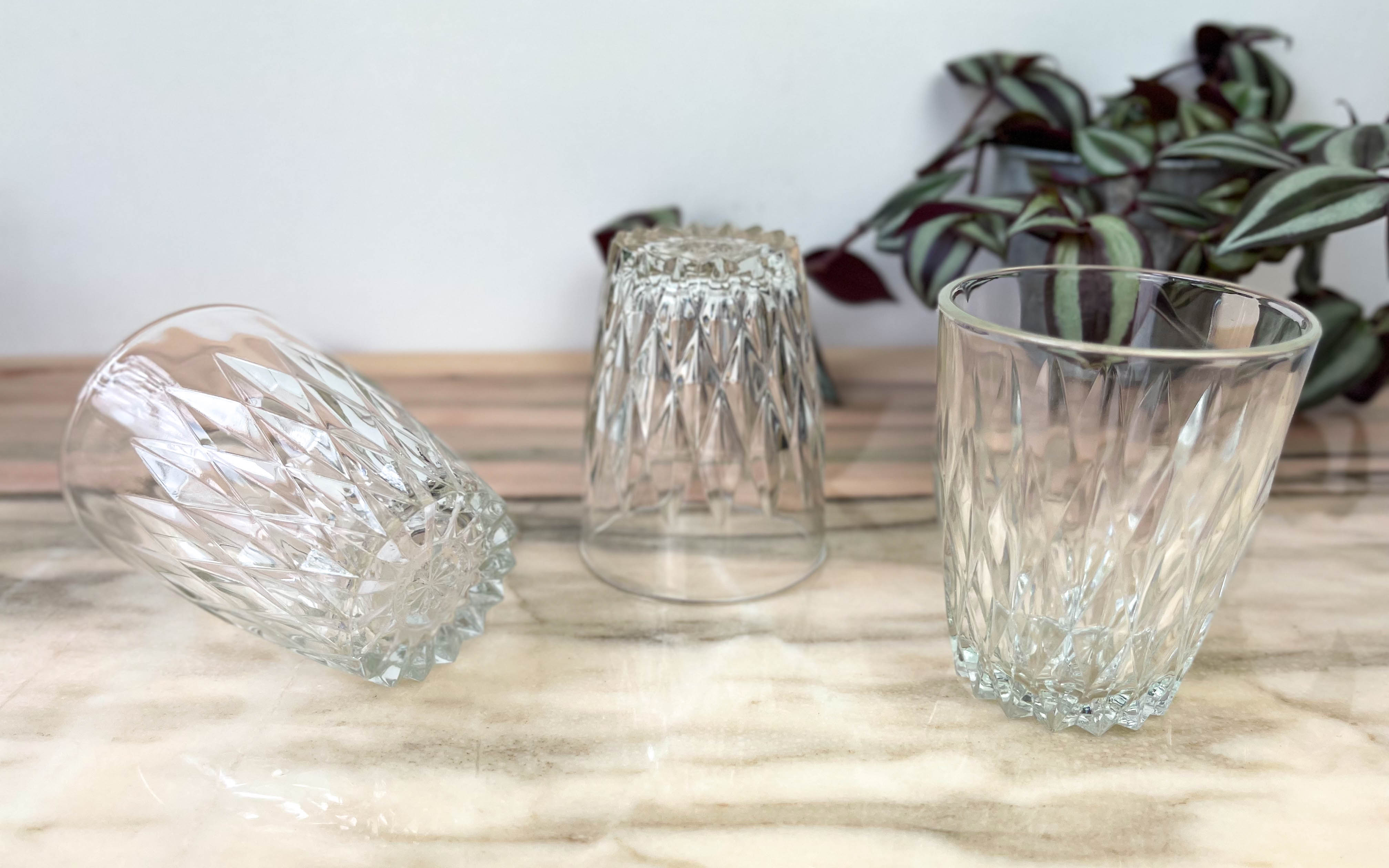 Set de 8 verres à eau années 60