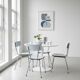 Set of 4 vintage Formica chairs – 1960s