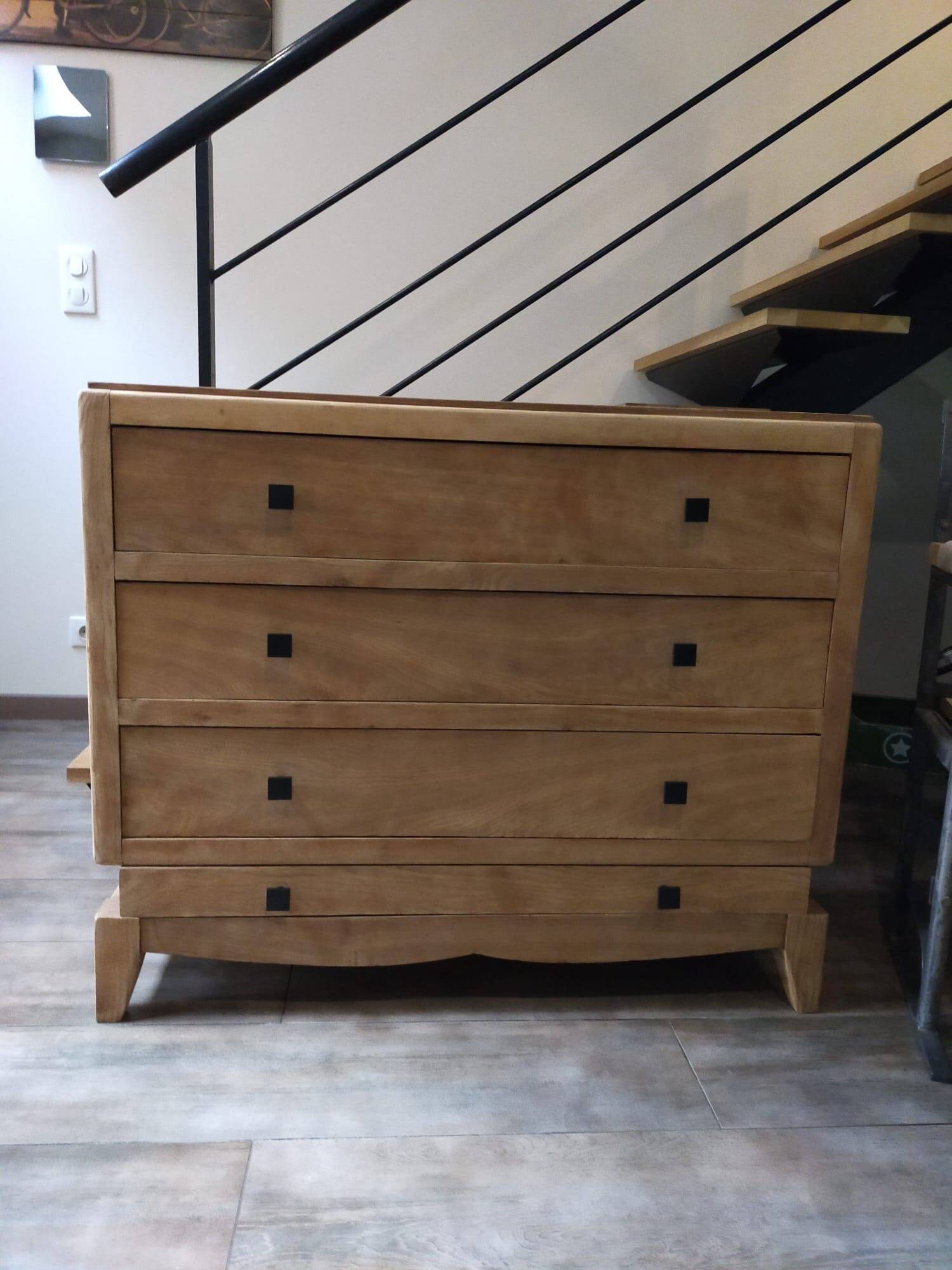 Commode chêne massif rénovée