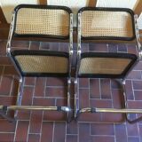 Pair of chairs Cesca B32 vintage designed by Marcel Breuer