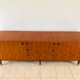 Teak enfilade by André Monpoix 1960