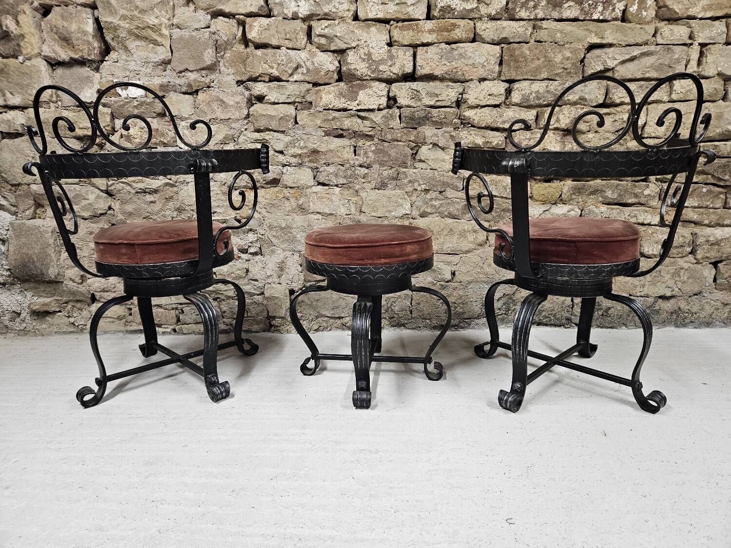 Ensemble brutaliste vintage 1970"