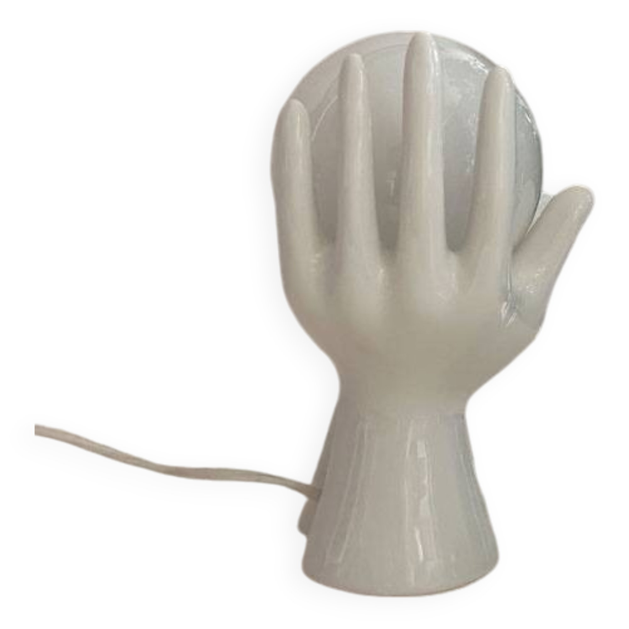 Ceramic hand lamp