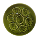 Green oyster plate