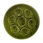 Green oyster plate