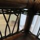 Bookcase - Bibus - 3 levels - woven rattan - bamboo - Vintage - 70s