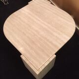 Table low vintage travertine - 1970