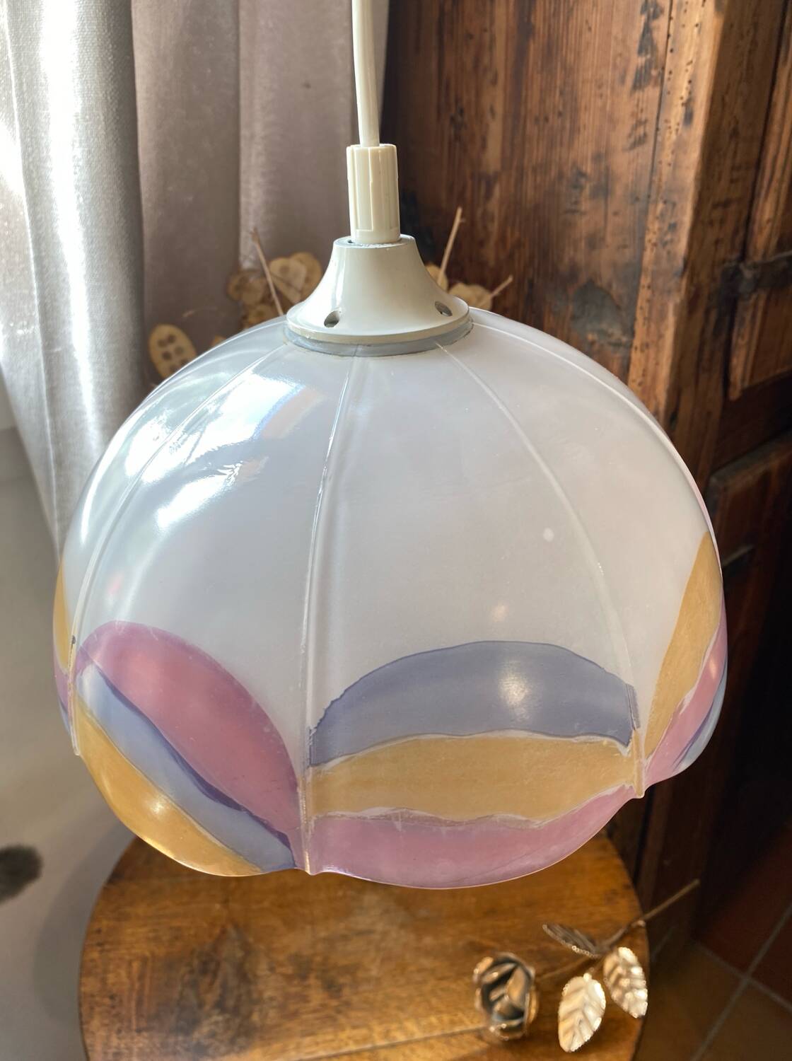 Glass pendant from the 1970s