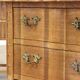 Vintage 1960s Danish modern oak nightstands in the style of Henning Kjærnulf