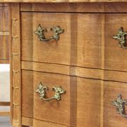 Vintage 1960s Danish modern oak nightstands in the style of Henning Kjærnulf