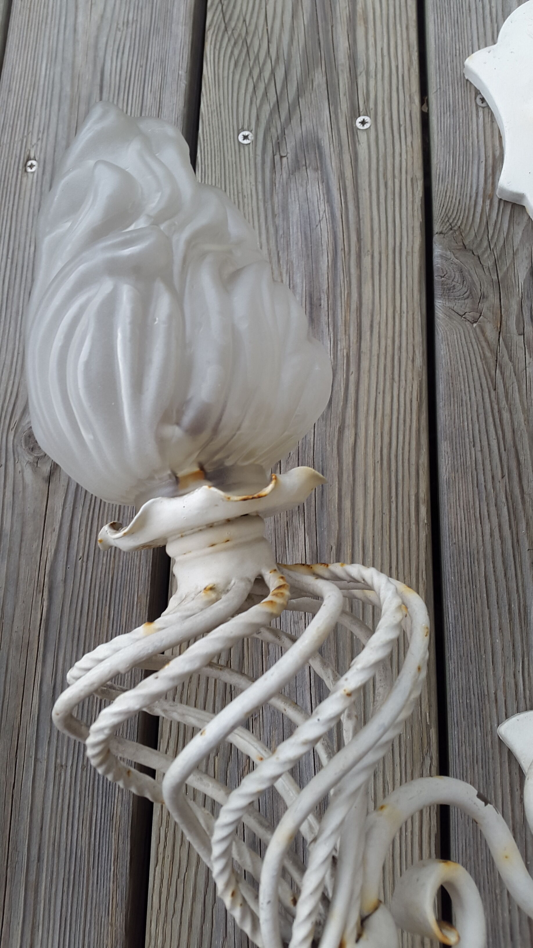 Wrought iron appliques