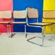 Series of 4 chairs B32, Marcel Breuer design