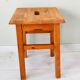 Rustic stool in solid pine
