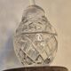 Crystal pear candy bowl