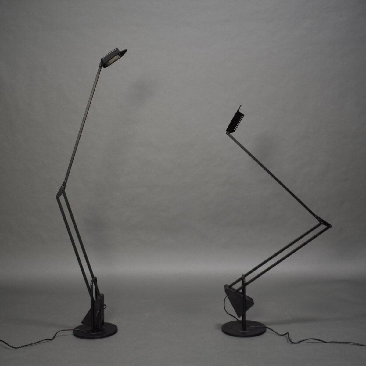 Lampes de table Flamant rose par Fridolin Naef pour Luxo, années 1980, ensemble de 2