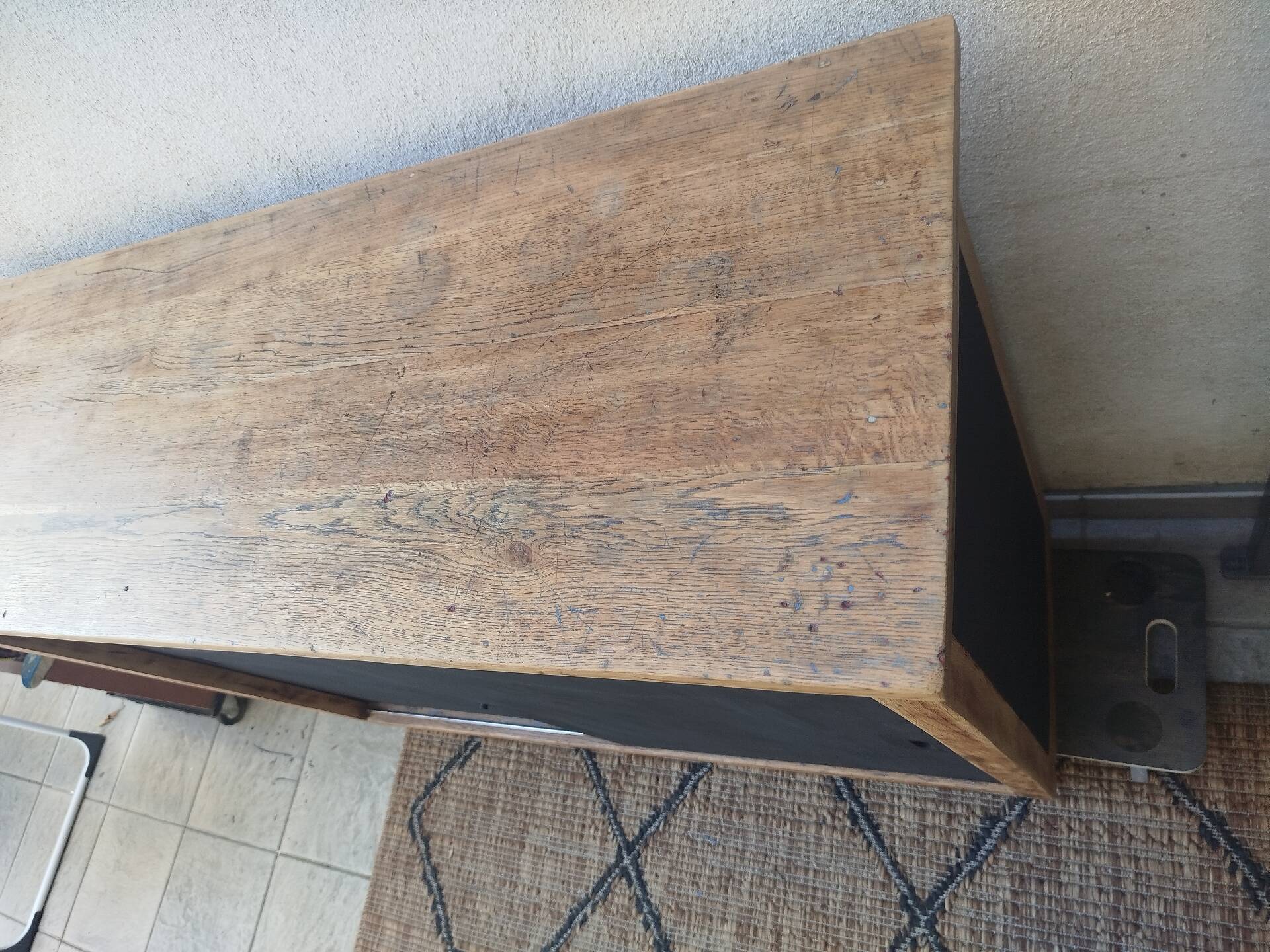 Old buffet with sliding doors