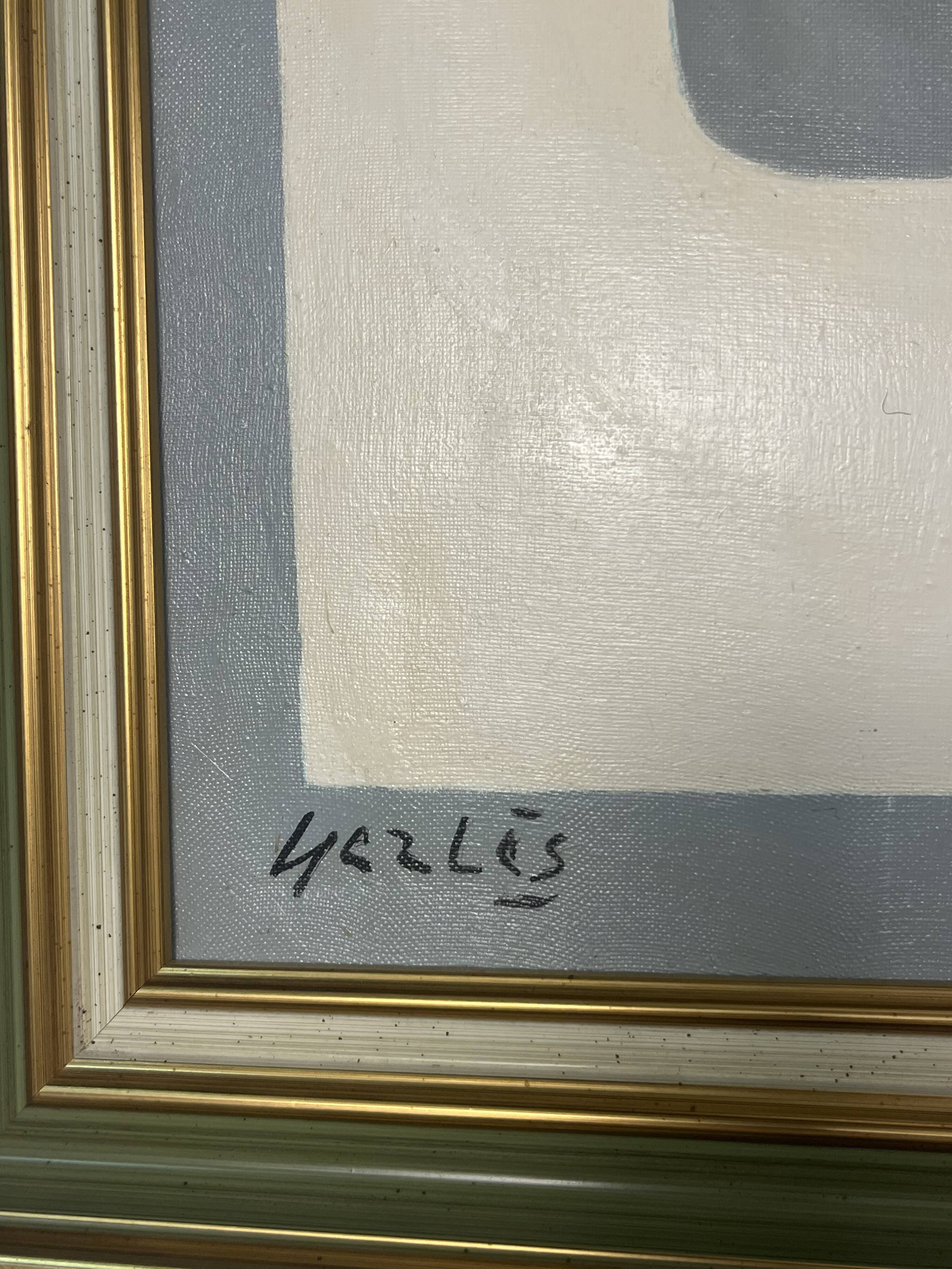 Oil on canvas "Game" by Gerles - October 1996