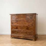 Antique walnut chest of drawers