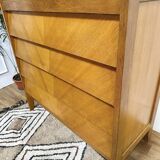 Scandinavian chest of drawers inclined drawers