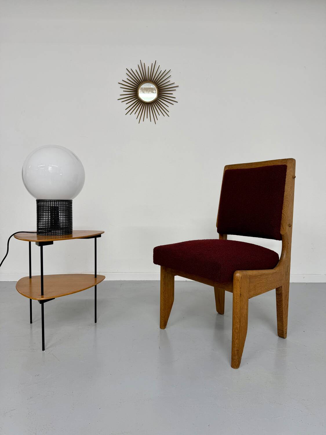 Vintage Guillerme & Chambron designer armchair from the 1960s
