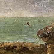 Johan Adolf HAMMES (1905-1994), Le Mauvais temps aux Pierrières, huile