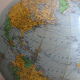 Globe terrestre girard et barrere 1960