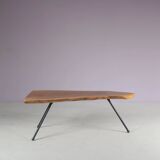 1950s Tree trunk coffee table in Aubock style from Austria