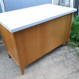 Bureau vintage 50 pieds compas