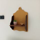 Antique wooden wall shelf