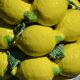 Centrepiece lemons/large fruit bowl in majolica