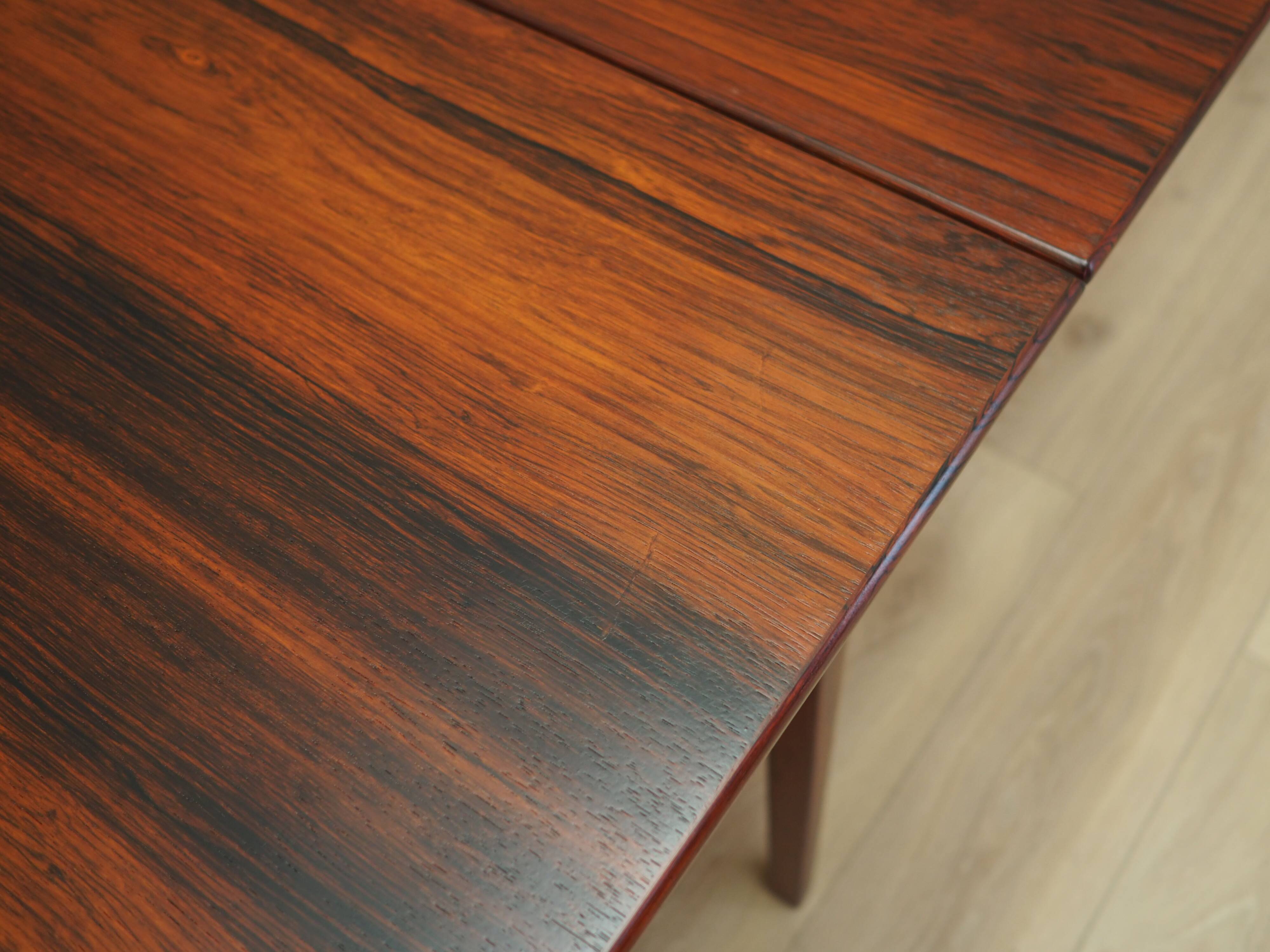 Rosewood table, Danish design, 1970s, production: Denmark