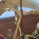 Lucien Gau Model 15033 mid century brass table lamp
