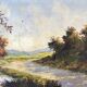 Old landscape painting by Pizoy