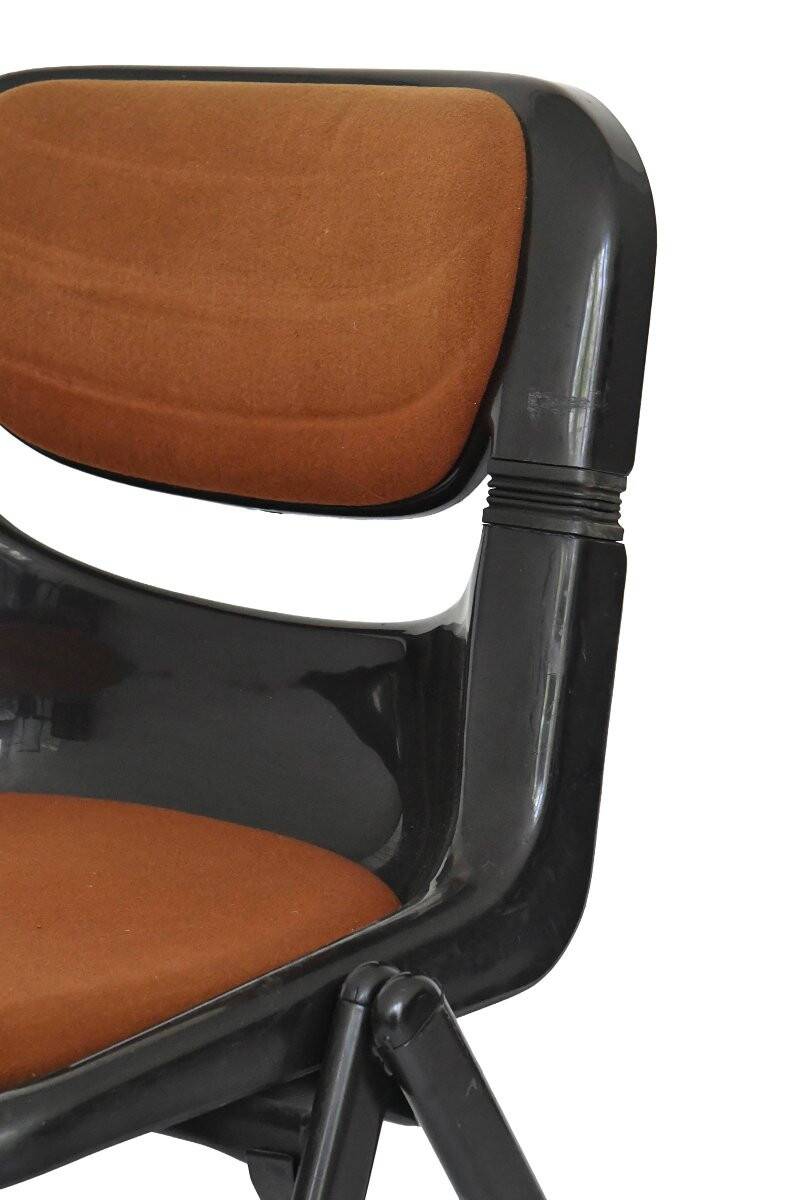 Set of 6 chairs model "Dorsal" by Emilio Ambasz and Giancarlo Piretti.