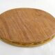Mother-of-pearl and rattan tray