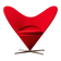 Verner Panton Heart Cone Chair for Vitra 1958/2003