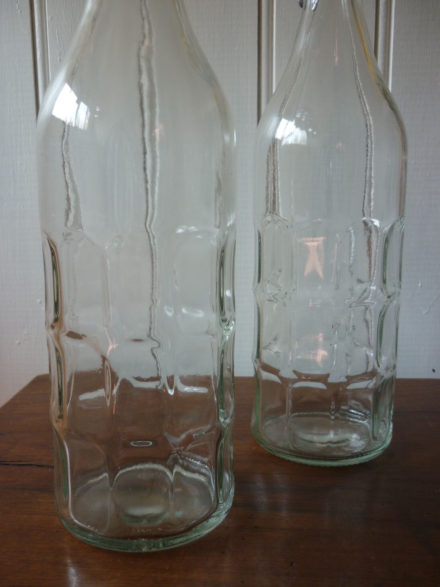 Bouteilles de soda en verre